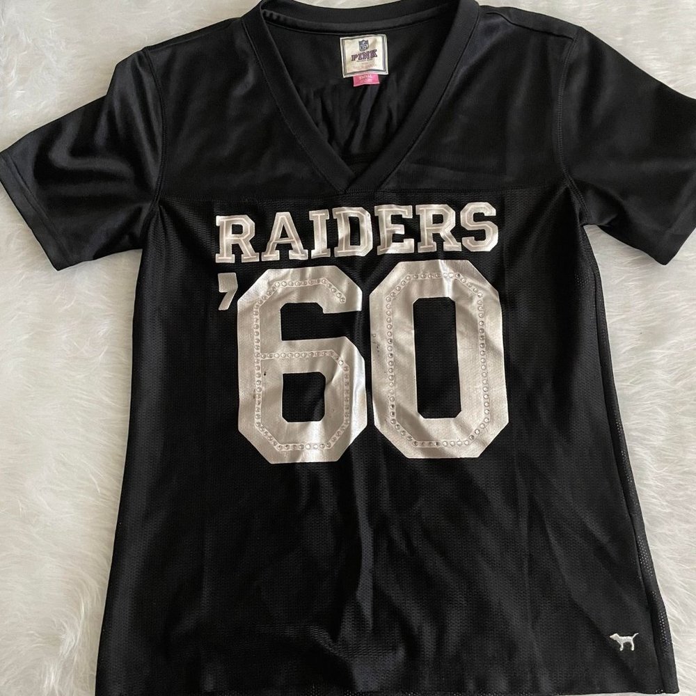 PINK Raiders women Jersey Tee Small